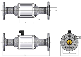 flanged coax valve