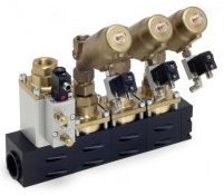 Mixed manifold coaxial valve system